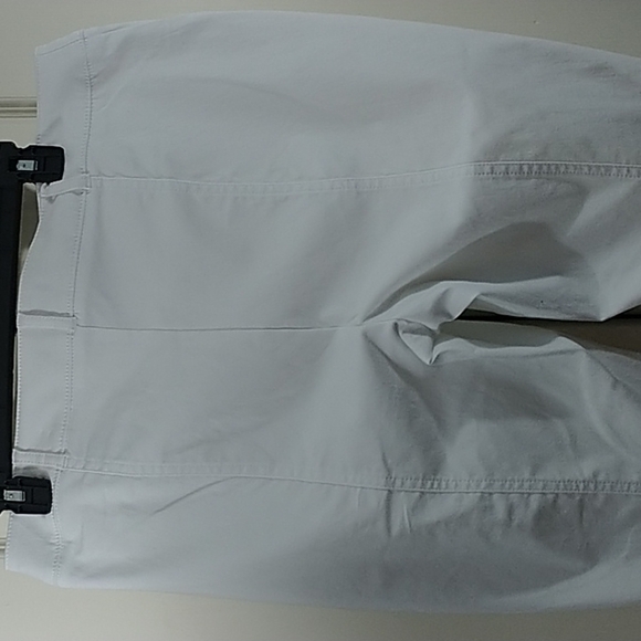 INC International Concepts White Crop Pants with Ankle Detail  14 - Picture 10 of 11